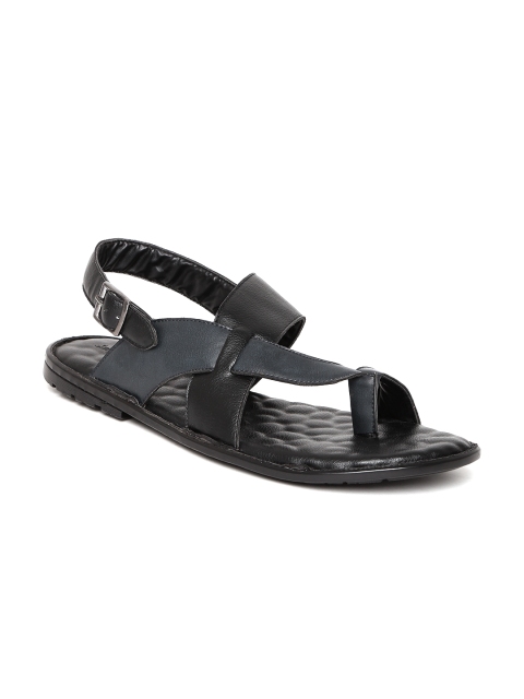 

San Frissco Men Black Sandals