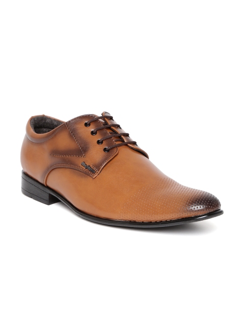 

San Frissco Men Tan Brown Derbys