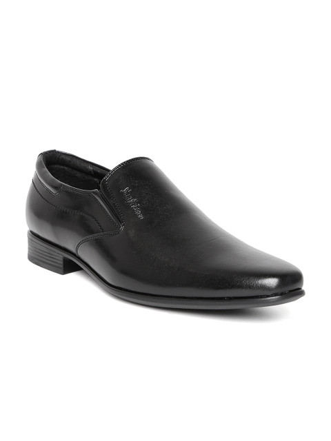

San Frissco Men Black Formal Slip-Ons