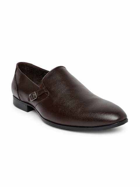 

San Frissco Men Brown Formal Slip-Ons