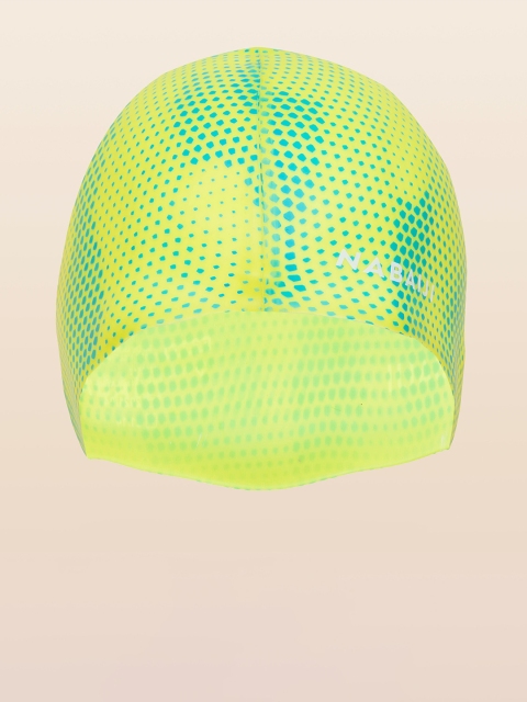 

Nabaiji By Decathlon Green & Blue Printed Swimming Cap