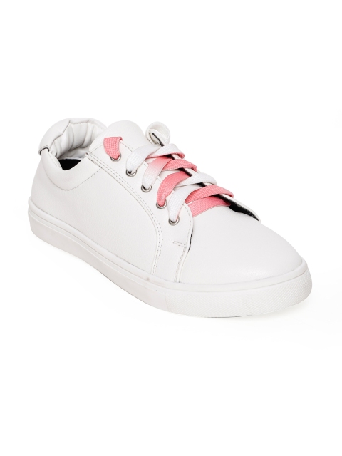 

Bruno Manetti Women White Sneakers