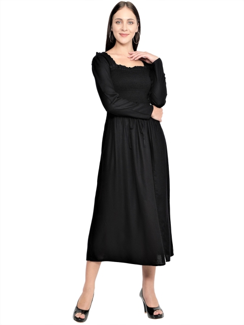 

NUEVOSDAMAS Midi Dress, Black