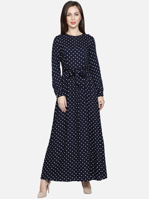 

NUEVOSDAMAS Maxi Dress, Navy blue
