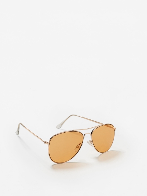 

MANGO Women Aviator Sunglasses 13013690, Brown