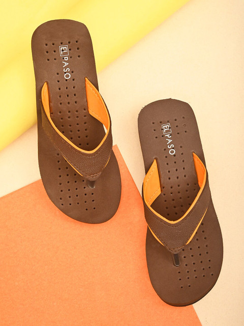 

El Paso Women Thong Flip-Flops, Brown