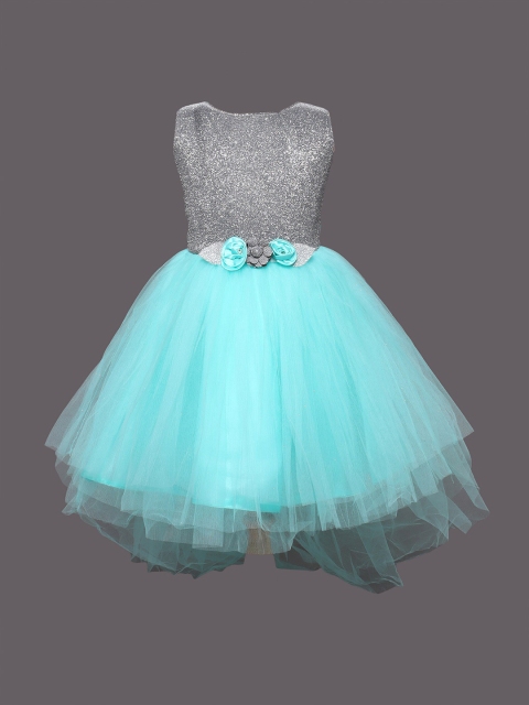 

The Magic Wand Girls Net Dress, Blue