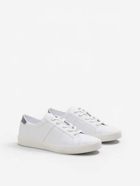 

MANGO Women White Sneakers