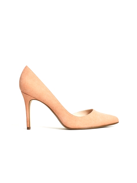 

MANGO Women Peach-Coloured Solid Stilettos