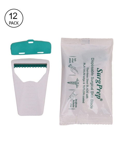 

SurgPrep Set Of 20 Disposable Hair Removal Razor, Green