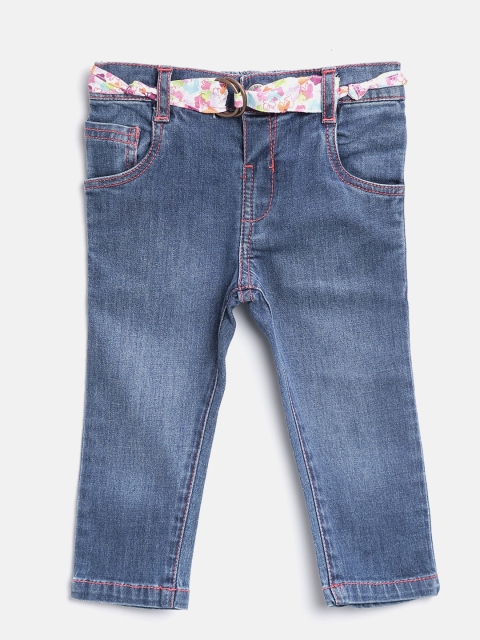 

Baby League Girls Blue Clean Look Stretchable Jeans