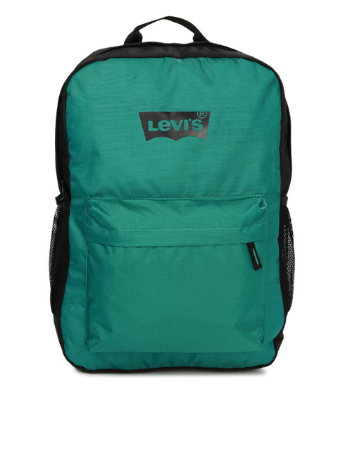 

Levis Men Teal Blue & Black Colourblocked Backpack
