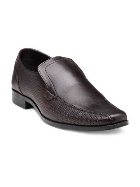 

Franco Leone Men Mauve Leather Semiformal Shoes
