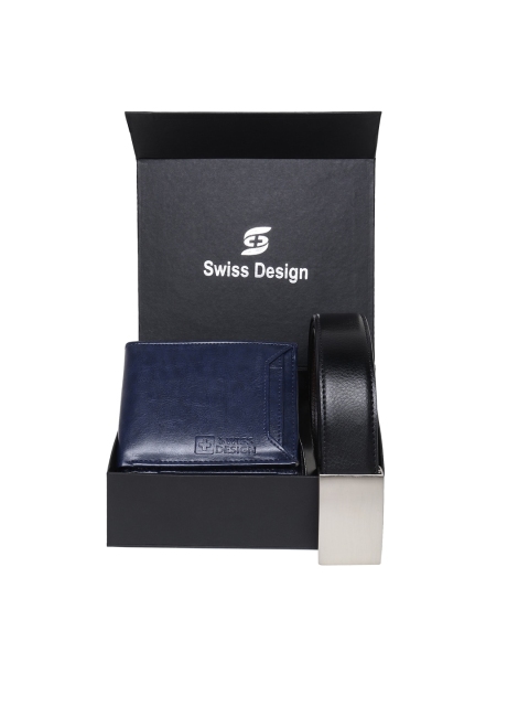 

Swiss Design Unisex Blue Accessory Gift Set