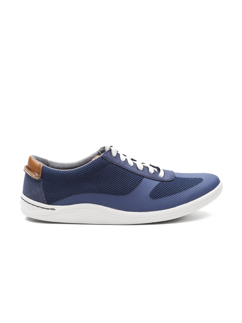 

Clarks Men Navy Sneakers, Navy blue