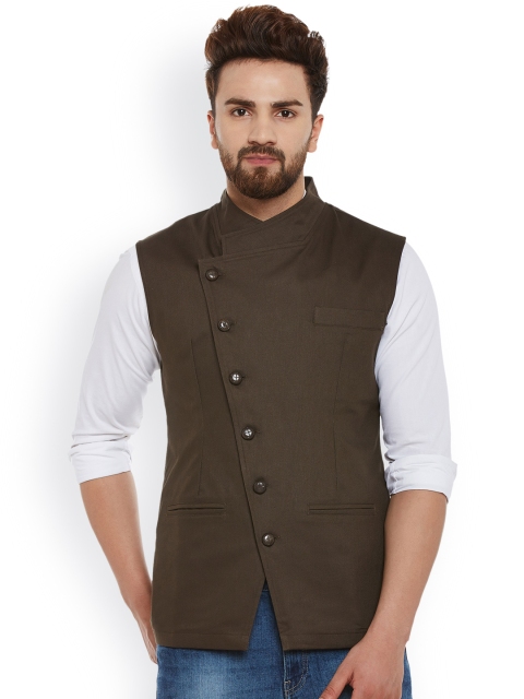 

Hypernation Brown Nehru Jacket