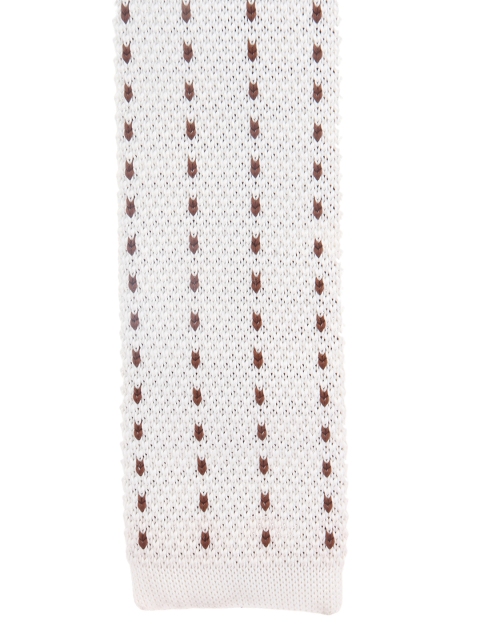 

Alvaro Castagnino White Patterned Tie