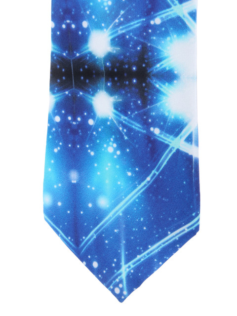 

Alvaro Castagnino Blue Printed Silk Tie
