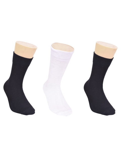 

FOOTPRINTS Kids Pack of 5 Solid Calf Length Organic Cotton Socks, Multi
