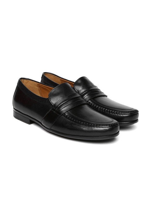 

Clarks Men Black Leather Loafers
