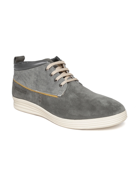 

Woodland ProPlanet Men Grey Suede Sneakers