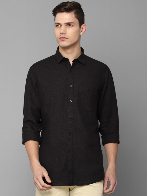 

Louis Philippe Sport Men Black Solid Slim Fit Linen Casual Shirt