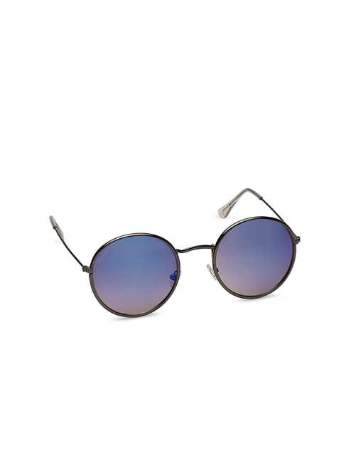

Fastrack Unisex Blue Lens & Black Round Sunglasses with UV Protected Lens