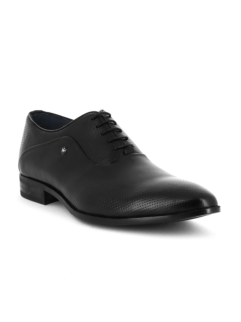 

Louis Philippe Men Black Leather Derbys