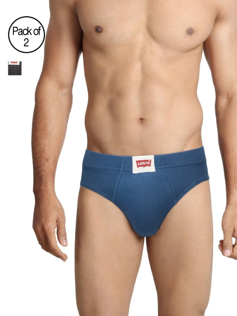 

Levis Men Pack of 2 Comfort Briefs 200SF, Blue