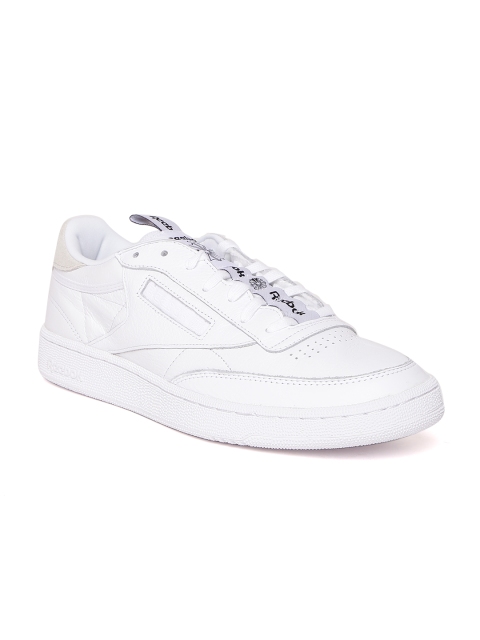 

Reebok Classic Men White Club C 85 IT Leather Sneakers