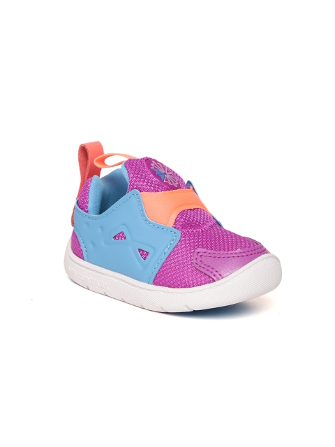 

Reebok Classic Unisex Pink & Blue Ventureflex Colourblocked Slip-Ons