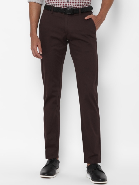 

Allen Solly Men Brown Slim Fit Formal Trousers