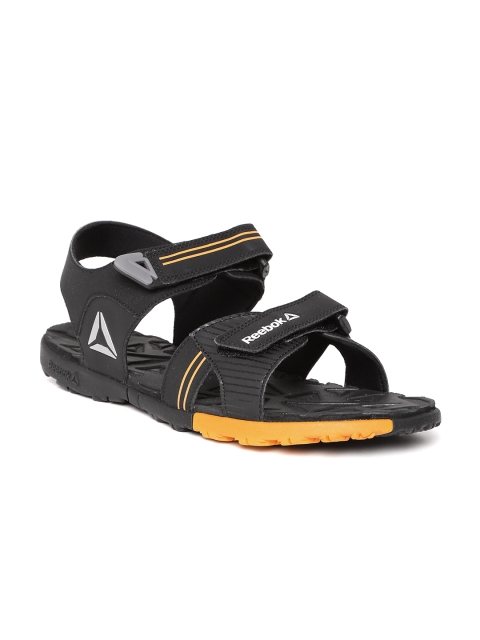 

Reebok Men Black Globe Trotter Sports Sandals