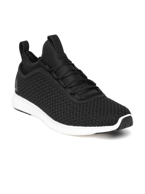 

Reebok Men Black Plus Woven Running Shoes