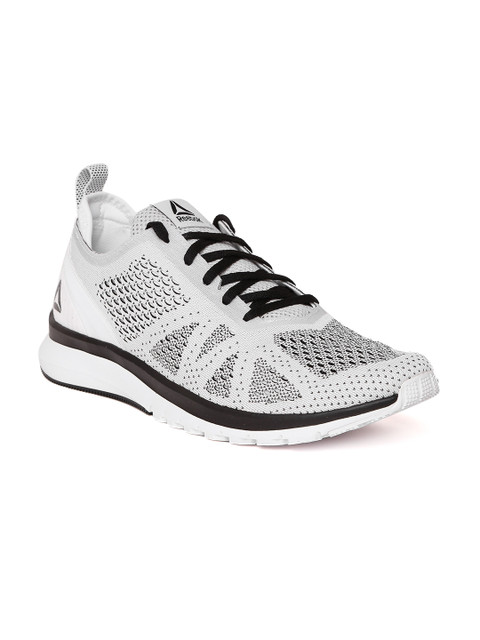 

Reebok Men Off-White Smooth Clip Running Shoes