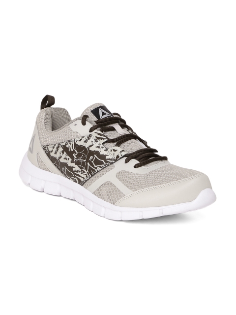 

Reebok Men Grey Speed Printed Running Shoes