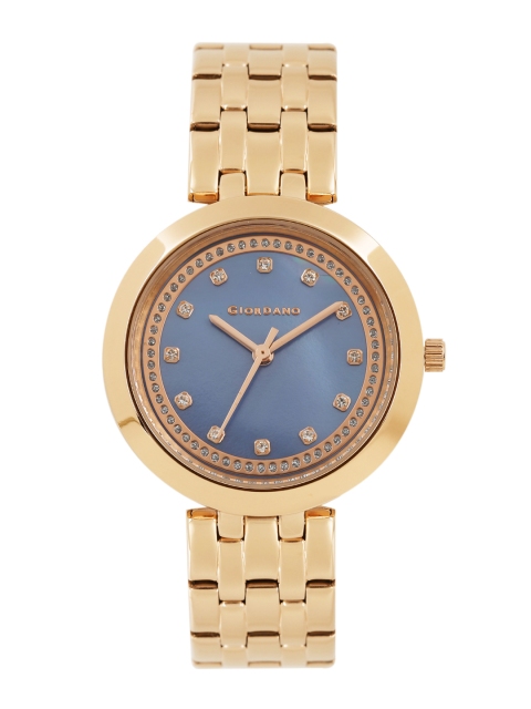 

GIORDANO Women Blue Embellished Analogue Watch 2821-33