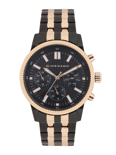 

GIORDANO Men Black Multi-Function Analogue Watch 1824-33