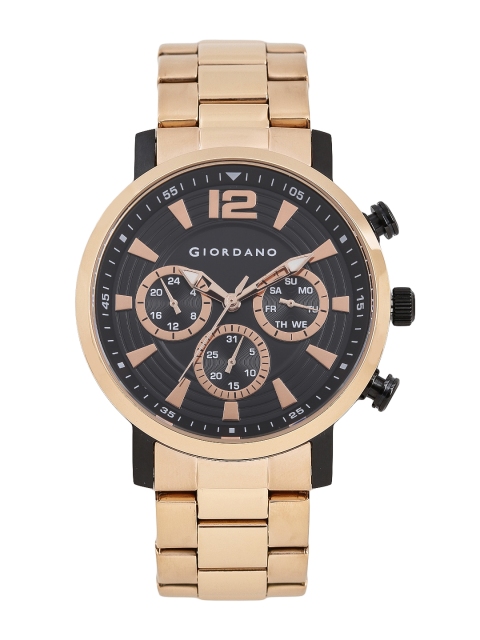 

GIORDANO Men Black Analogue Watch 1829-22