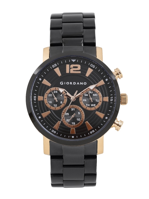 

GIORDANO Men Black Analogue Watch 1829-33