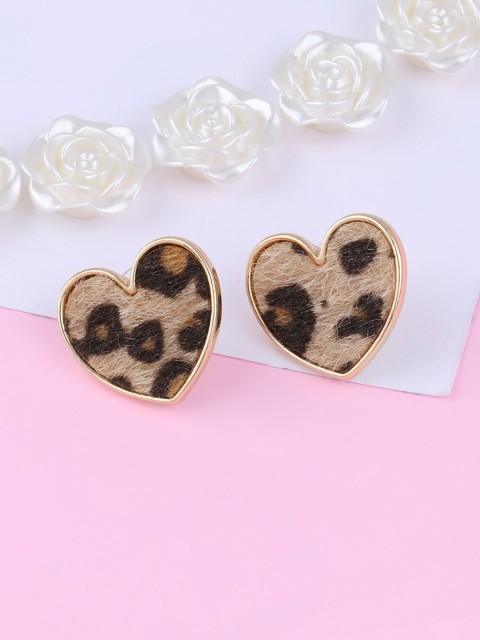 

Silver Shine Gold-Toned Classic Studs Earrings