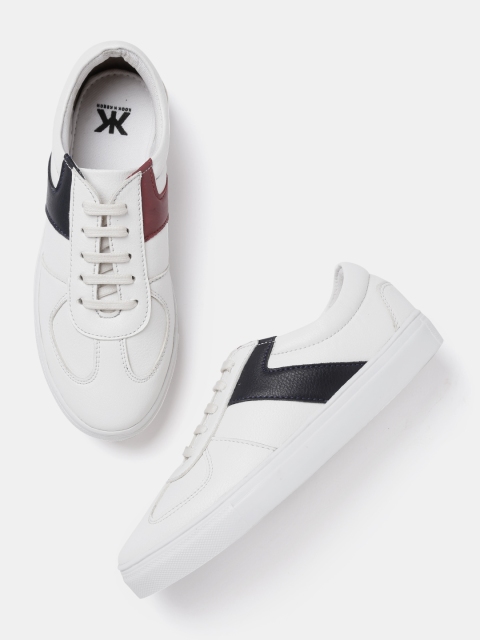 

Kook N Keech Women Off-White Sneakers