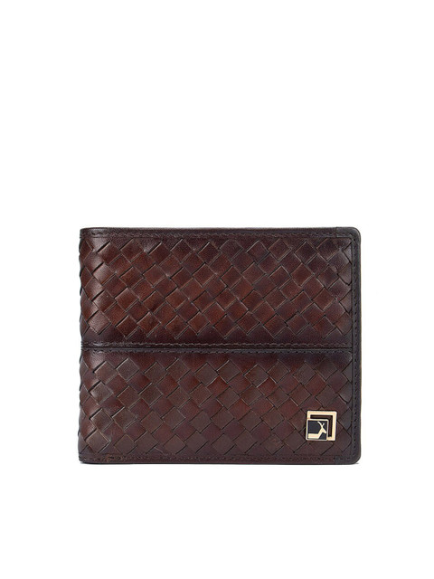 

Da Milano Men Leather Two Fold Wallet, Brown