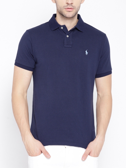 

Polo Ralph Lauren Custom Slim Fit Mesh Polo, Navy blue