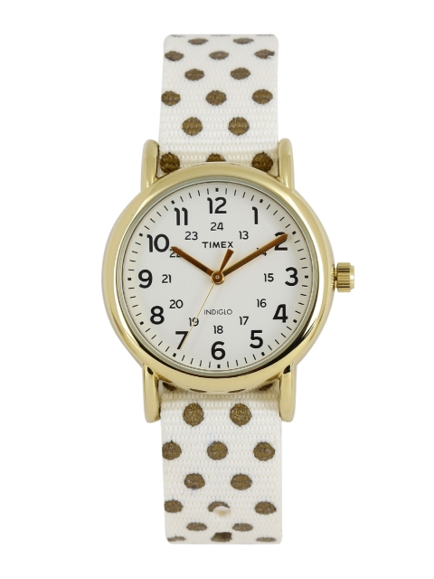 

Timex Women Off-White Analogue Watch TW2P65400