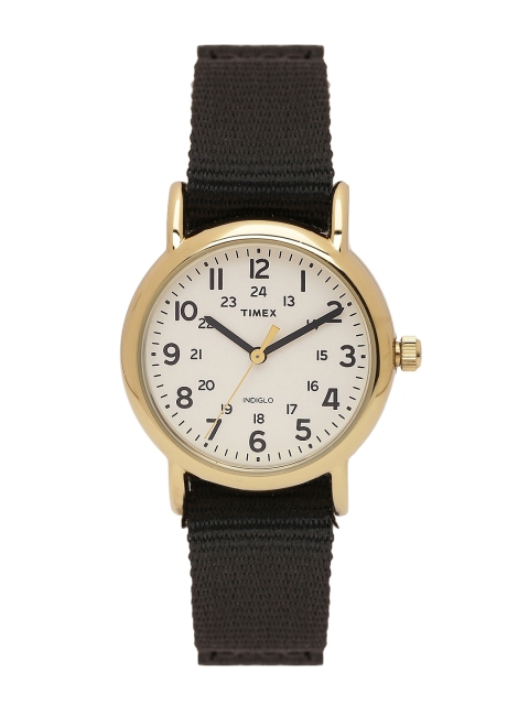 

Timex Unisex Off-White Analogue Watch T2P476