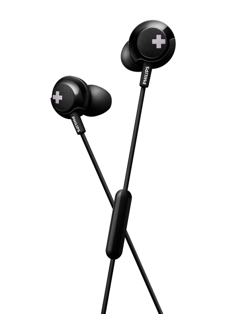 

Philips Black In-Ear BASS+ Headphones with Mic SHE4305BK