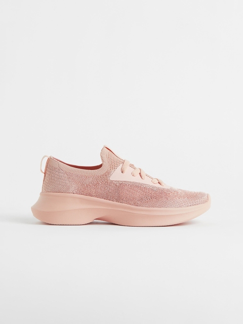 

H&M Women Pink Fine-knit trainers