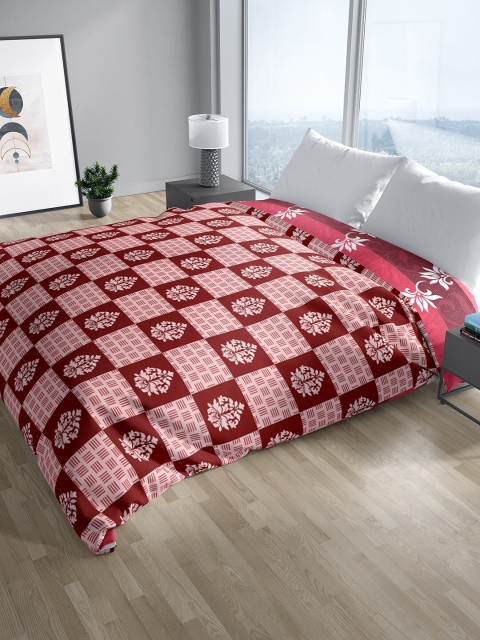 

Aura Red & Pink Mild Winter 300 GSM Double Bed Quilt