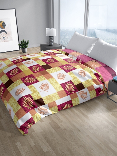 

Aura Yellow & White Mild Winter 300 GSM Double Bed Quilt